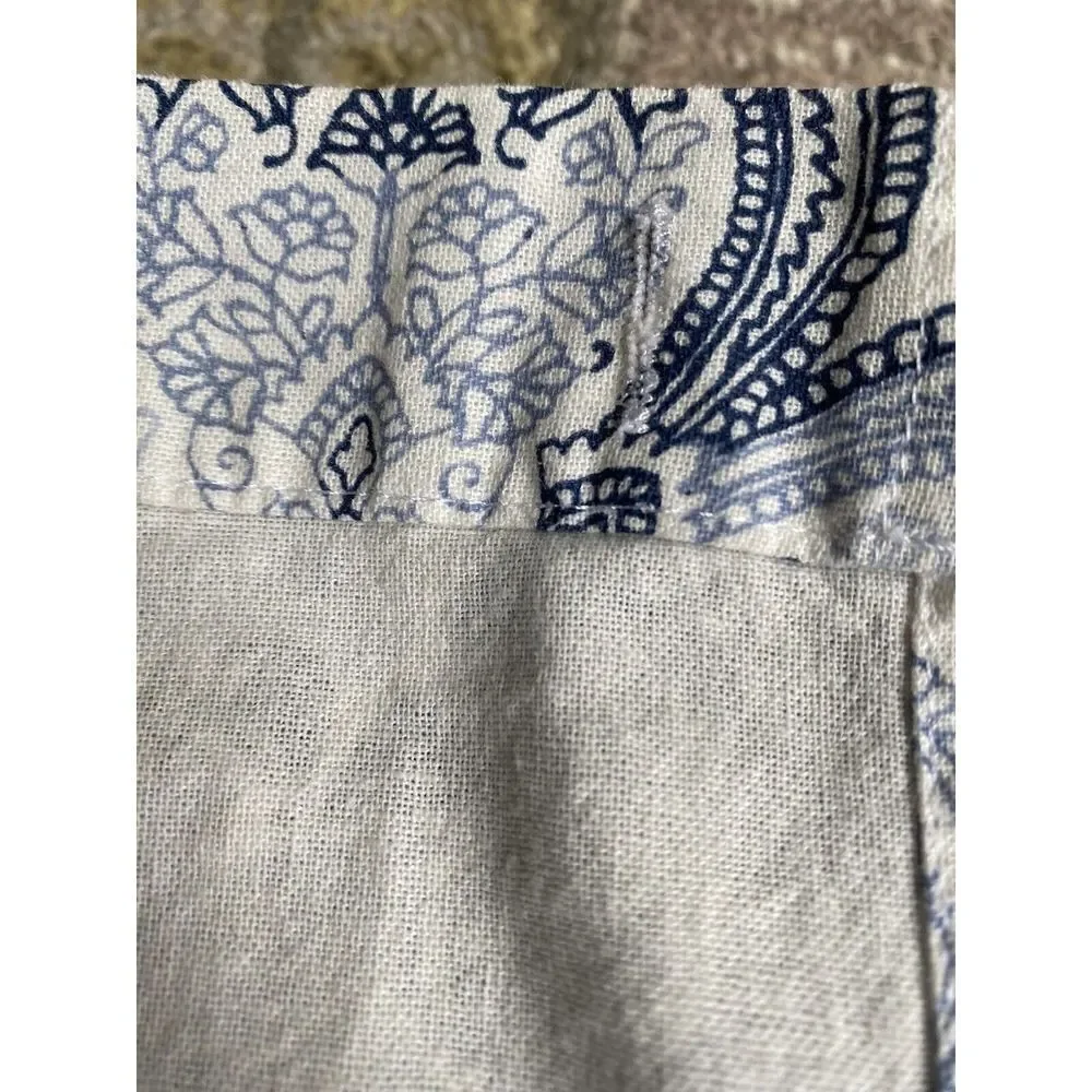 Threshold Paisley Flower Design Shower Curtain
